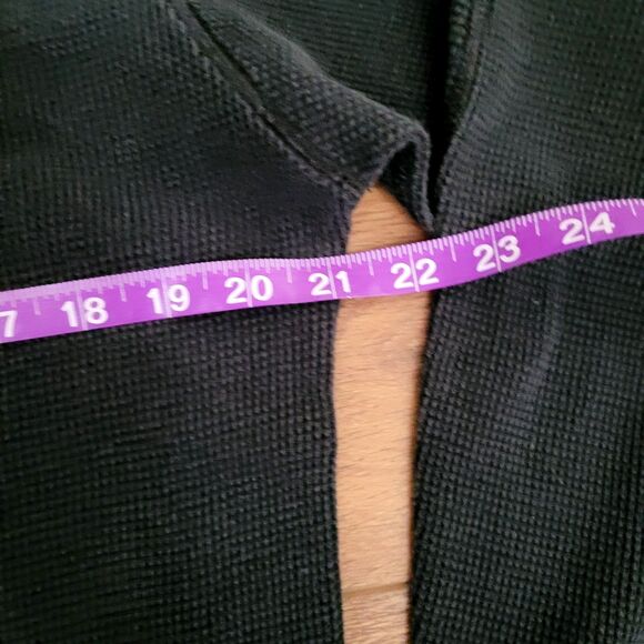 Polo Ralph Lauren Mens Black Waffle Knit Thermal Pullover Sleepwear Shirt Large - Picture 7 of 8